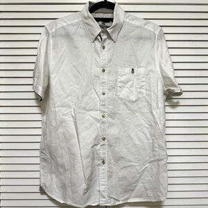 Ted Baker White Short Sleeve Button Down Shirt
